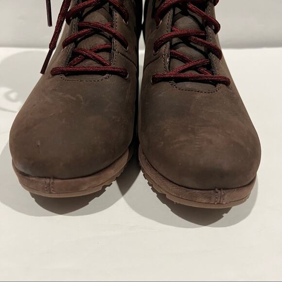 NWOT Merrell Women's Tremblant Wedge Waterproof Espresso Boot Brown Size 10.5 - Picture 4 of 13